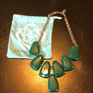 Kendra Scott Harlow Necklace in Green
